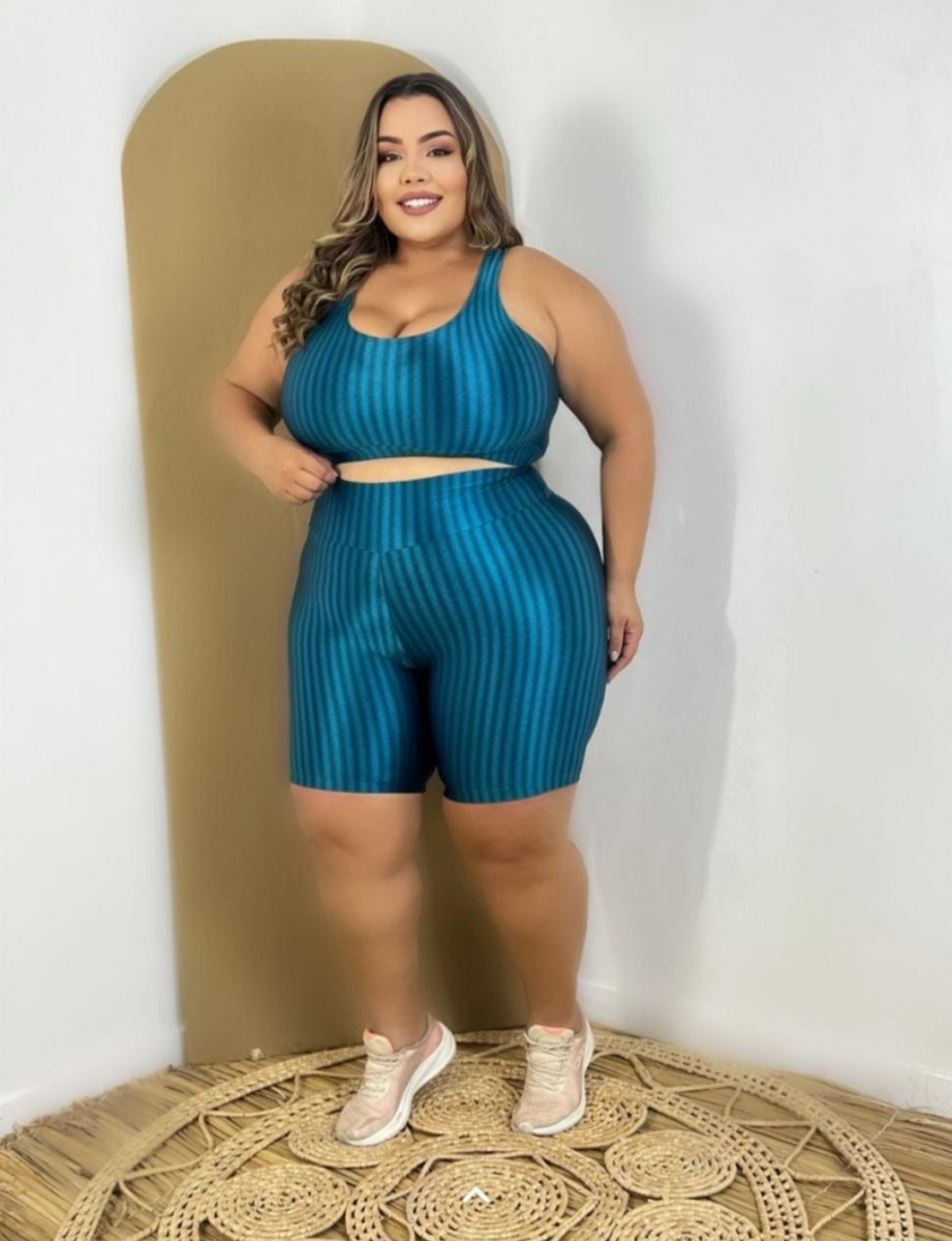 SHORT PEDAL  3D POLIAMIDA PLUS SIZE -GG-
