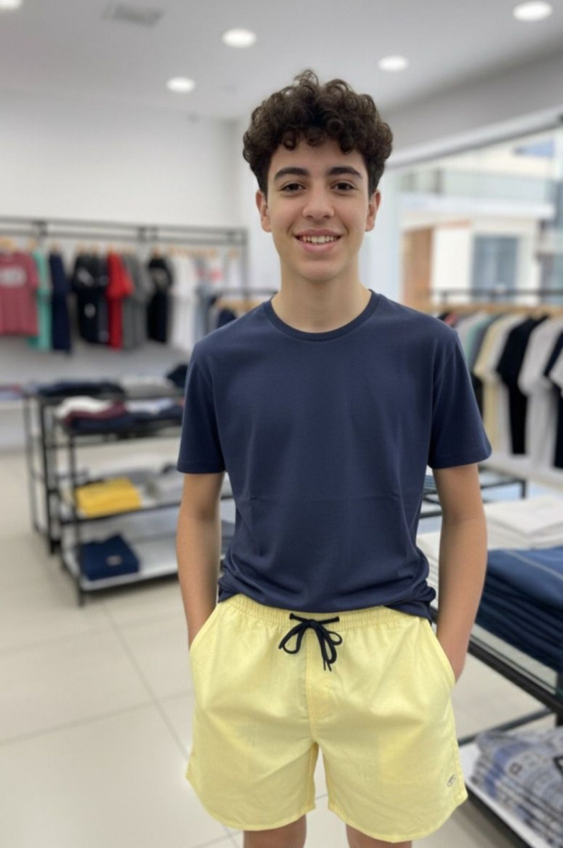 SHORT JUVENIL  MAURICINHO LINHO 10/12/16 ANOS