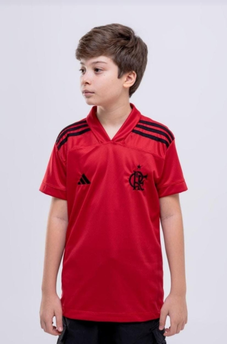 CAMISA DE TIME JUVENIL BORDADA DRY-FIT  10/16