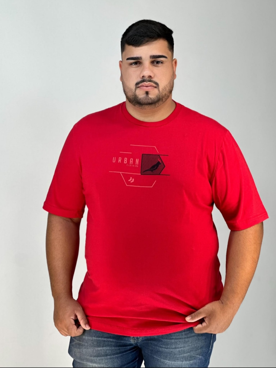 GOLA CARECA PLUS SIZE ALGODÃO ESTAMPADA  G1/G3