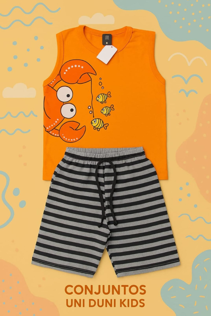 CONJUNTO SHOPPING UNIDUNI MASCULINO  1/8
