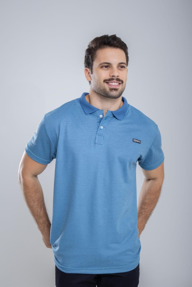 GOLA PÓLO MESCLA SLIM P/GG