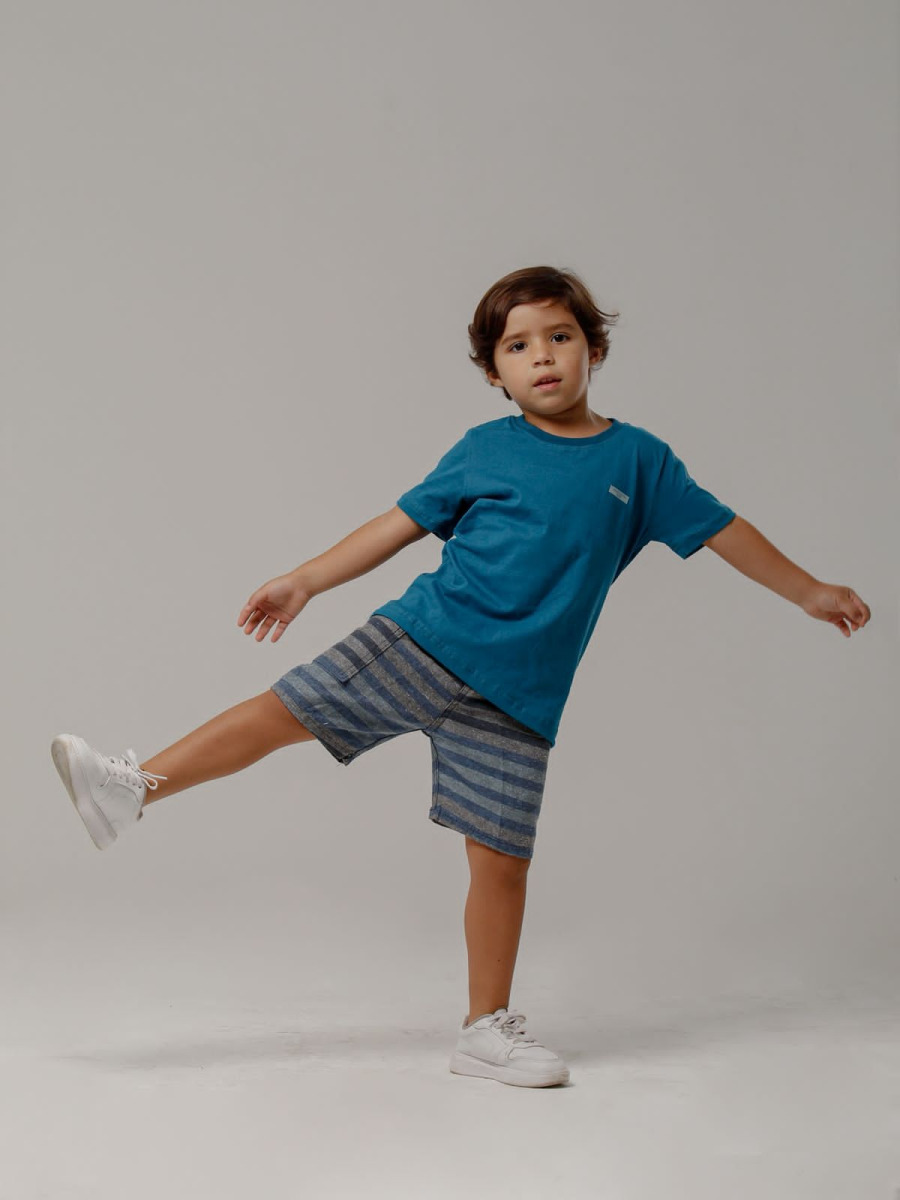 CONJUNTO JUVENIL MANGA SHORT BRIM ASTRONAUTA 2/4/6