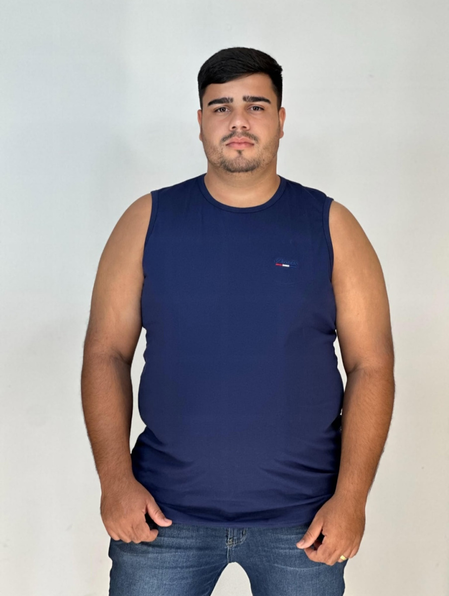 REGATA LISA ALGODÃO PLUS SIZE G1/G3
