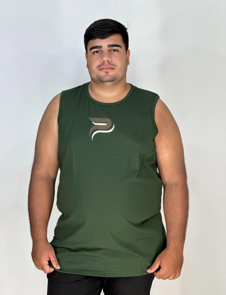 REGATA  ESTAMPADA ALGODÃO PLUS SIZE G1/G3