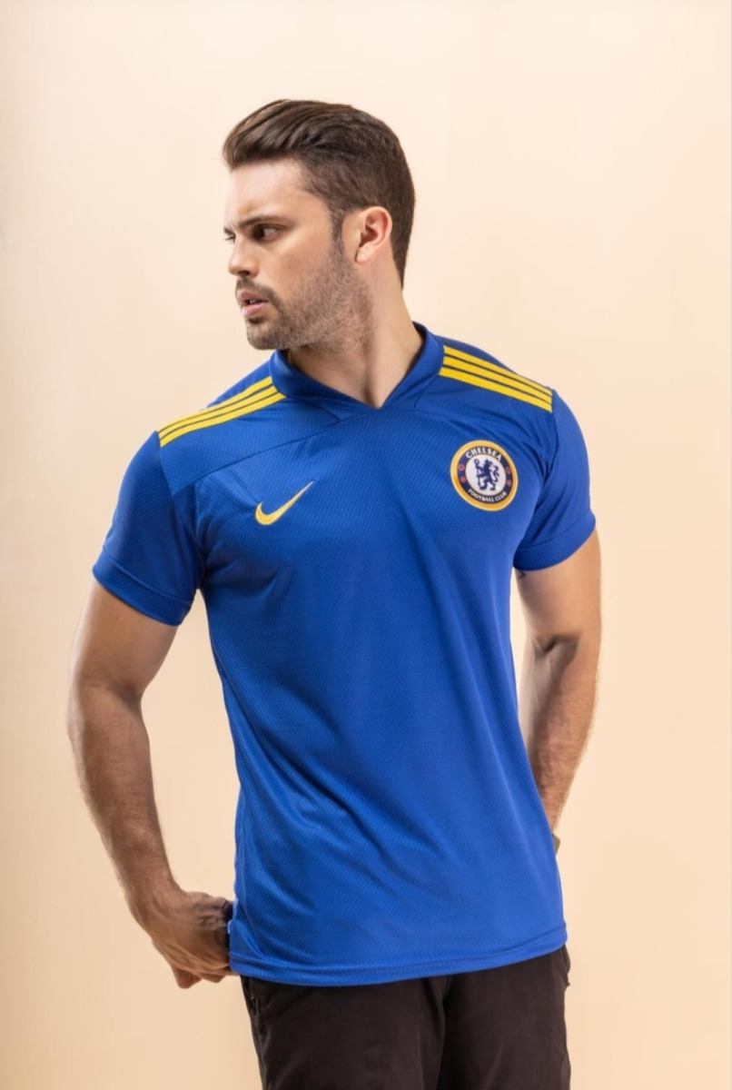 CAMISA DE TIME DRY-FIT  BORDADA SLIM   M/G/GG
