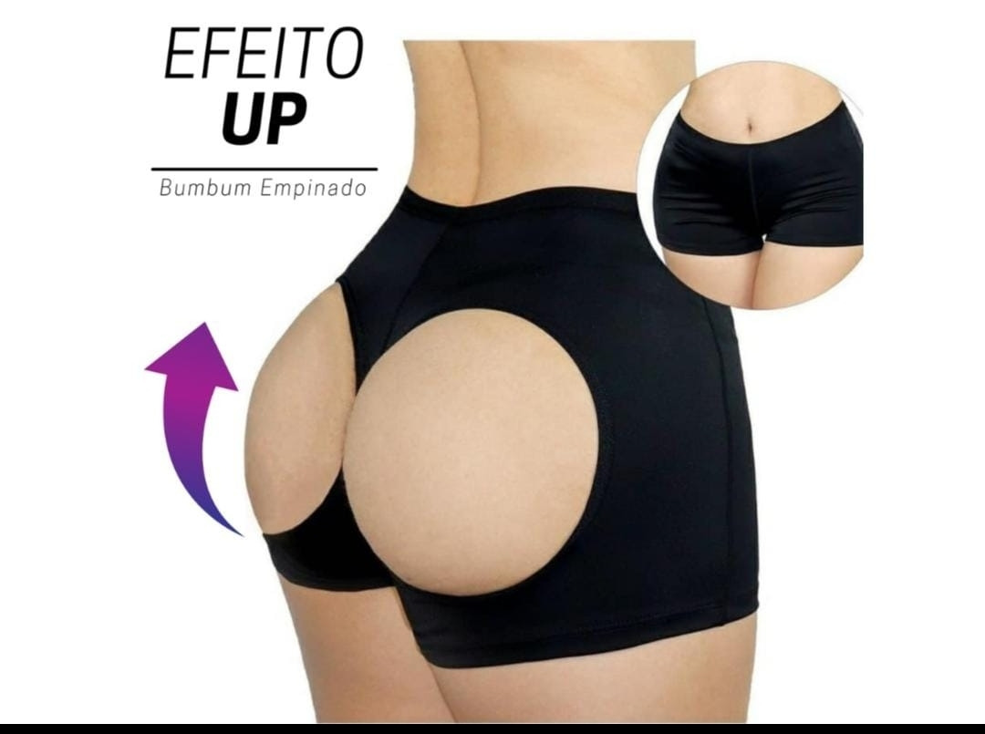 SHORT MODELADOR EMPINA BUMBUM P/GG