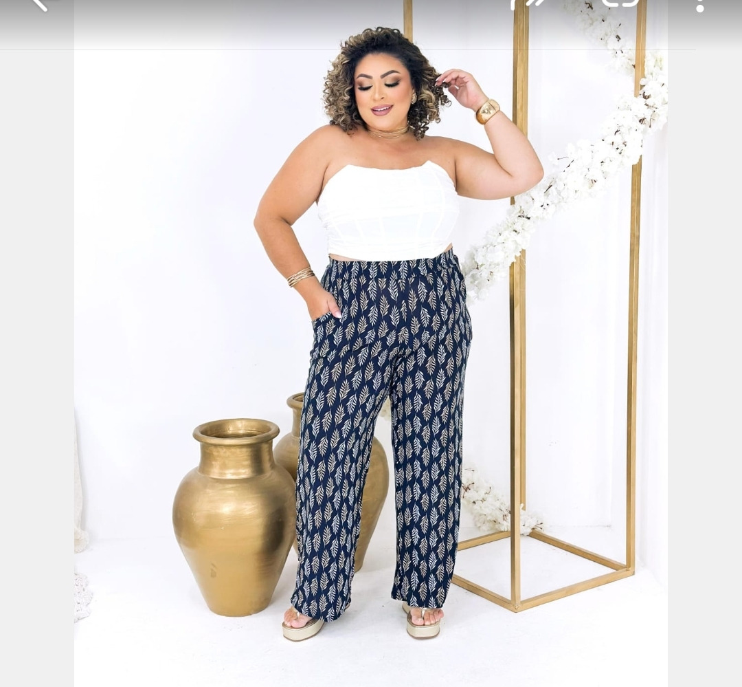 CALÇA LIGANETY SENHORA COM BOLSO G/GG