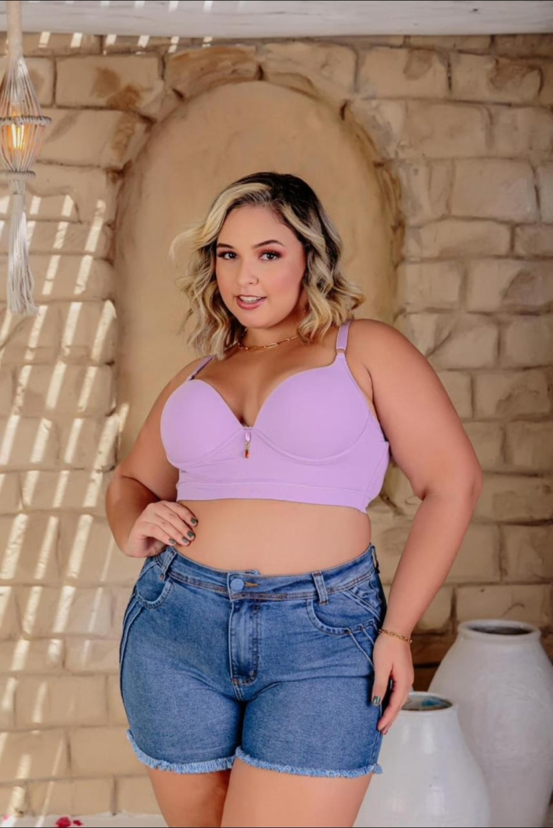 SUTIÃ PLUS SIZE REFORÇADO POLIAMIDA LISO 48/52