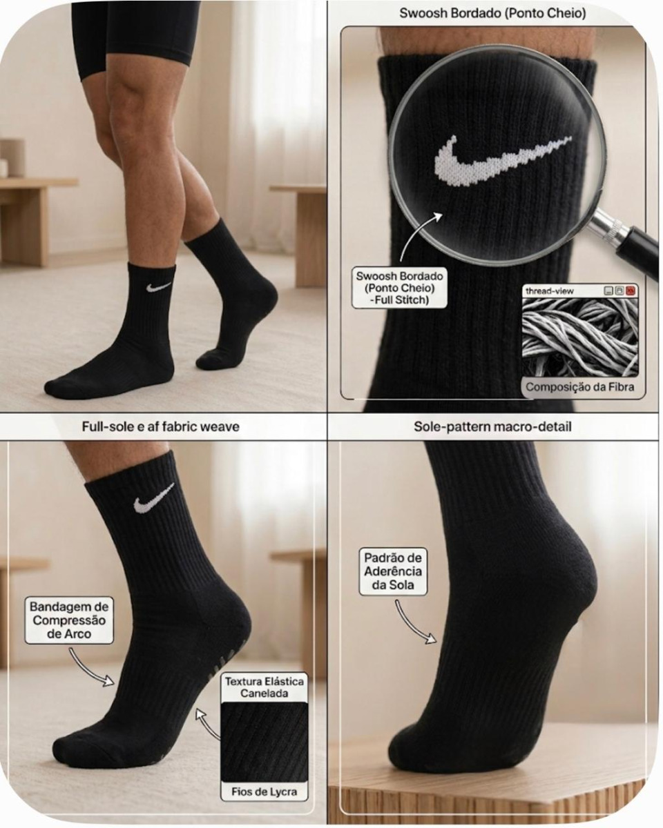 MEIA CANO LONGO NIKE -UNISSEX-