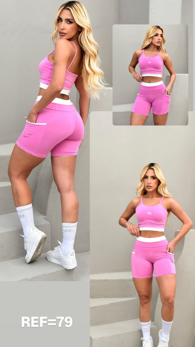 CONJUNTO FITNES BOLSO CÓES DUPLO -G- 79-