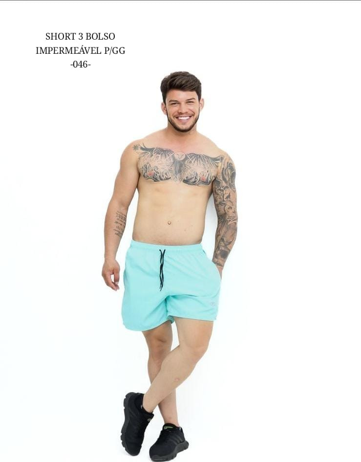 SHORT 3 BOLSO IMPERMEÁVEL P/GG -046-