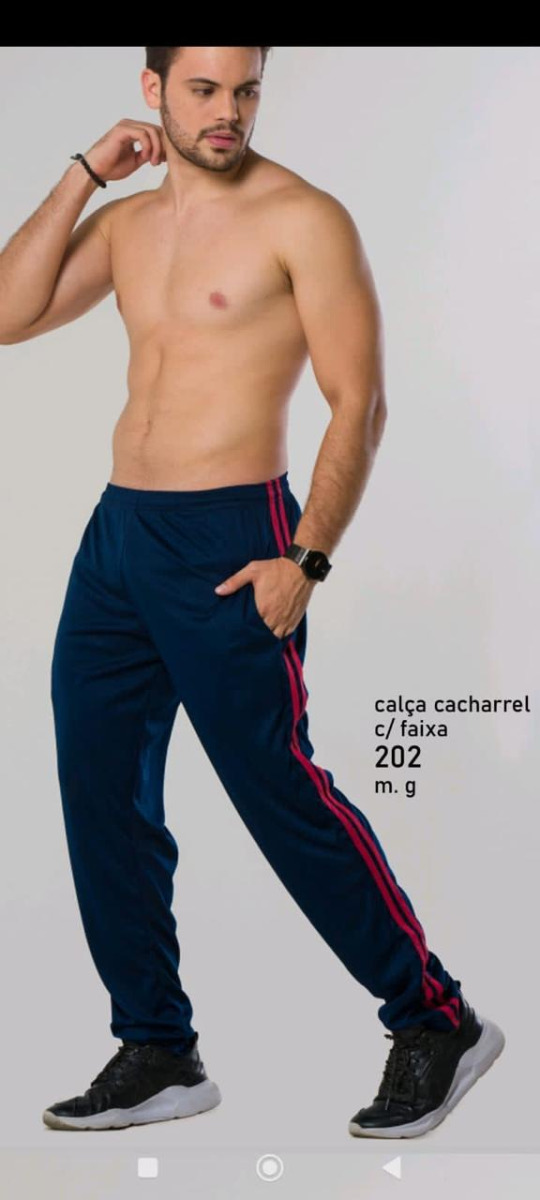 CALÇA CACHARREL ADULTA SLIM M/G -202