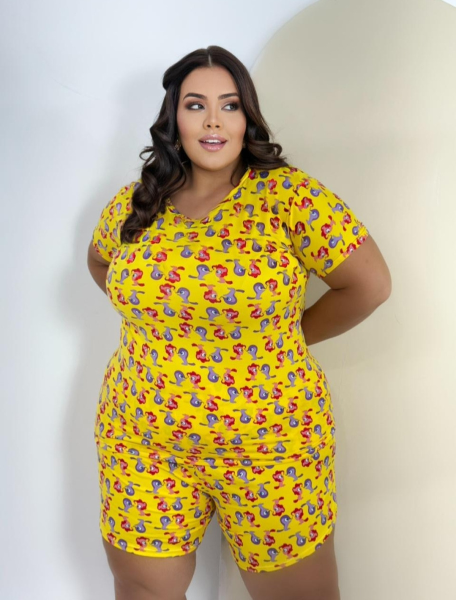 BABYDOOL MANGA SUEDE ESTAMADO PLUS SIZE G1/G3