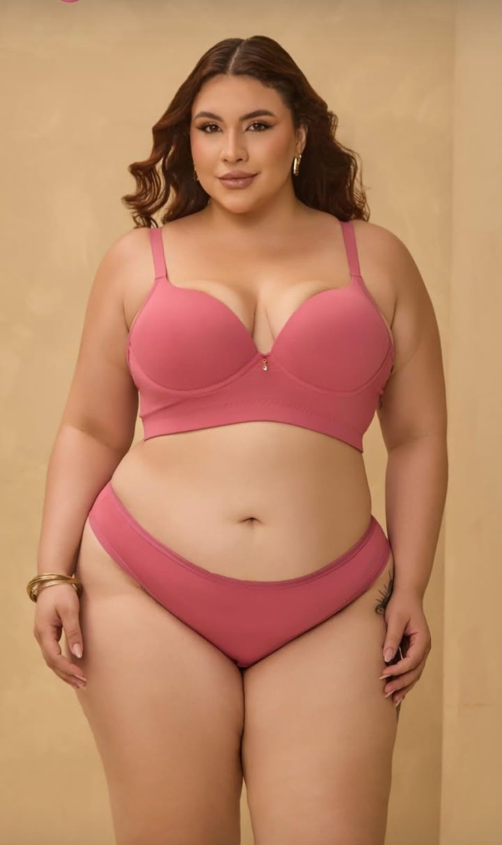 CONJUNTO LINGERI POLIAMIDA PLUS  SIZE 48/52