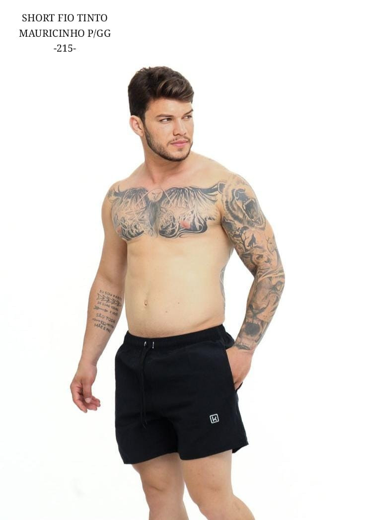 SHORT MAURICINHO FIO TINTO P/GG -215-