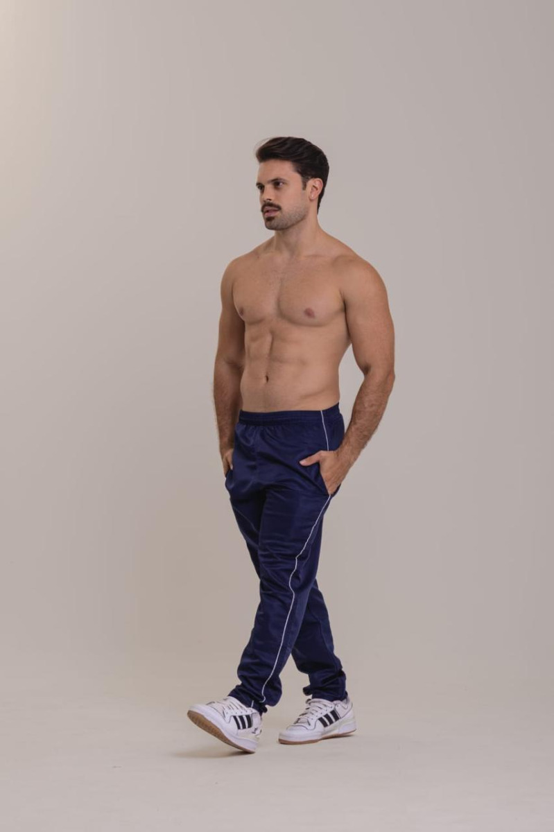 CALÇA TACTEL GROSSA  SLIM P/GG -201-