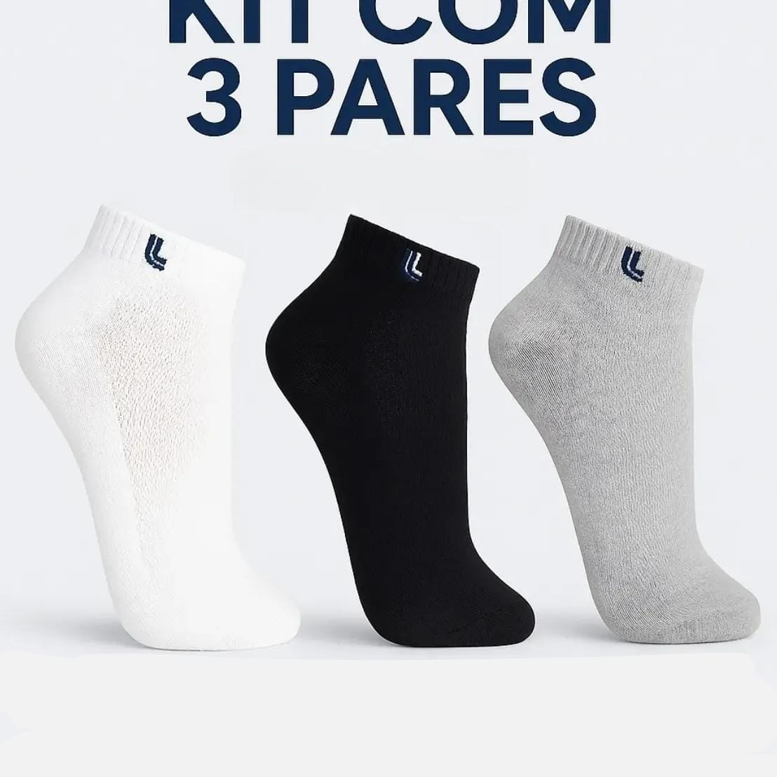 MEIA LUPO MASCULINA PEKE COM 3 MEIAS
