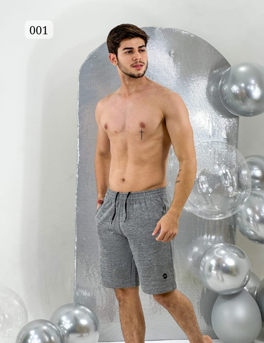 SHORT MOLETOM FLANELADO P/GG -001-