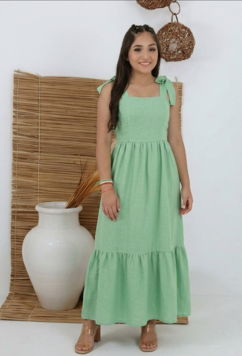 VESTIDO JUVENIL LONGO DUNA 10/16 -86-
