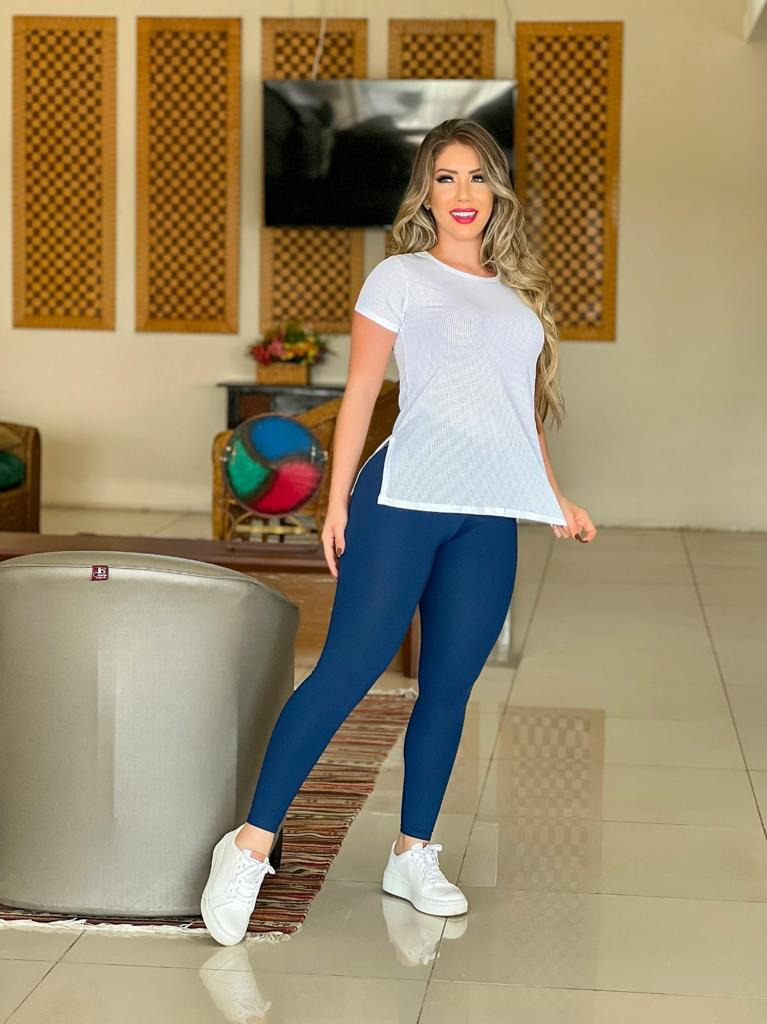 BABY LOOK POLIAMIDA ABERTURA LATERAL -M/G -02-