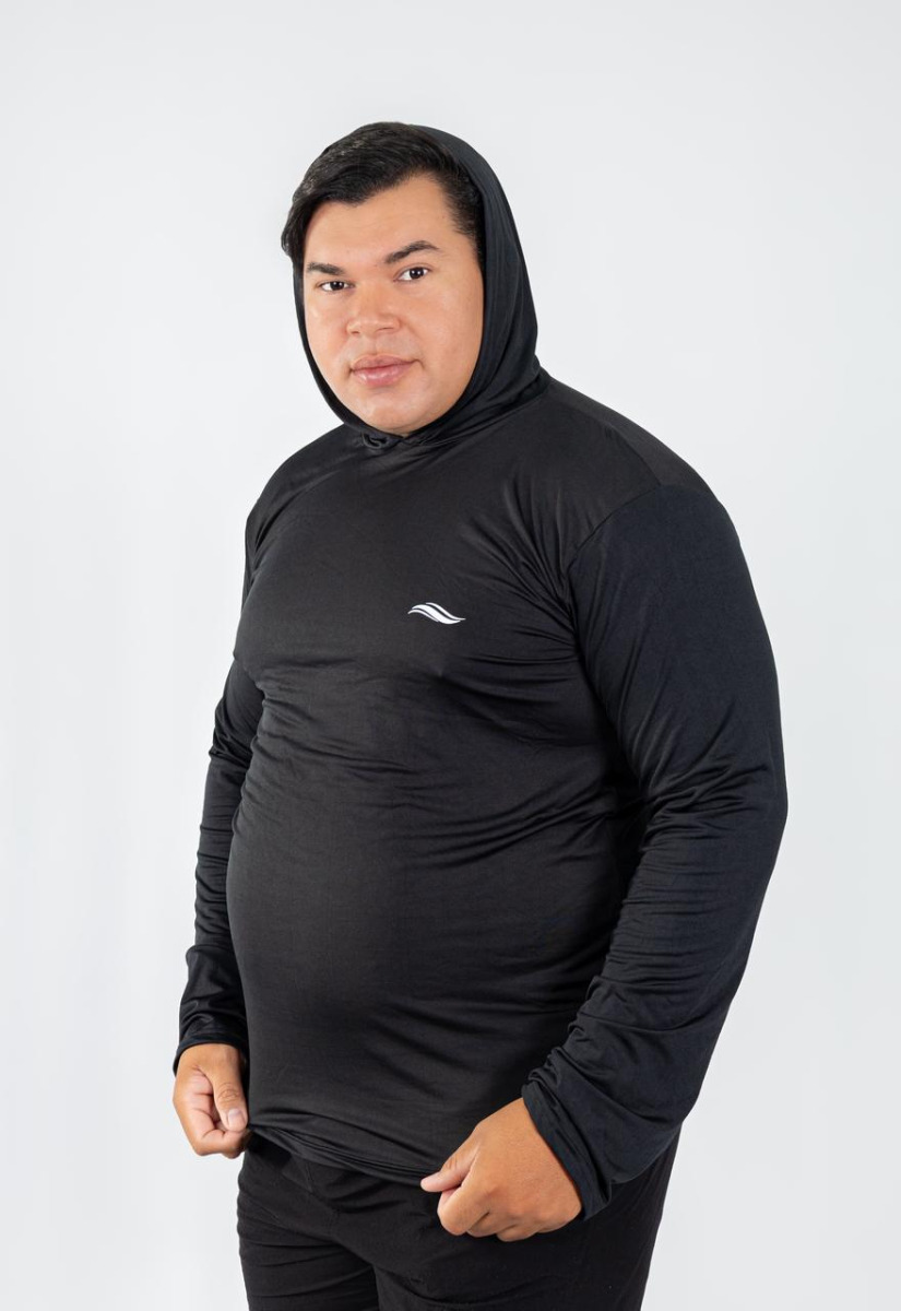 CASACO UV COM CAPUZ PLUS SIZE G1/G3
