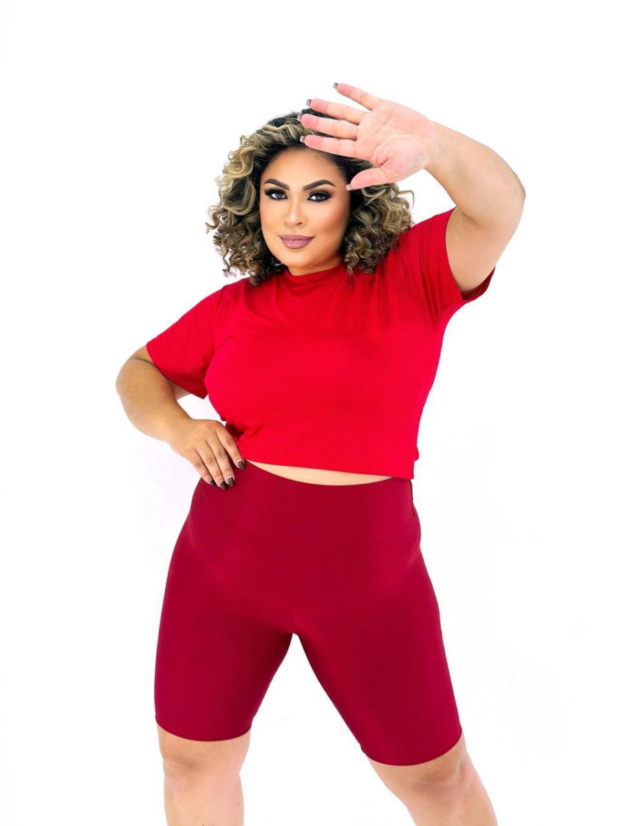 SHORT PEDAL POLIAMIDA PLUS SIZE -GG-