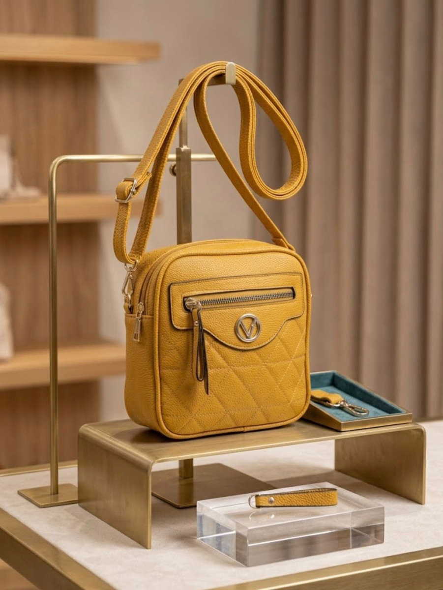 BOLSA IMPORTADA 2 ZÍPER/ ALÇA REGULÁVEL D-119