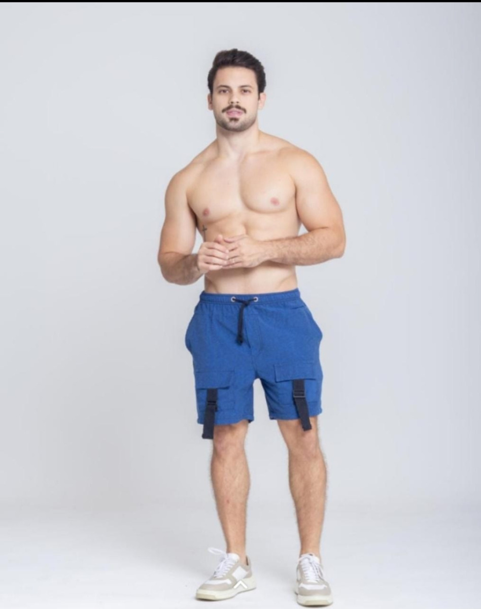 SHORT MAURÍCINHO BOLSO CARGO FRONTAL P/G -0191-