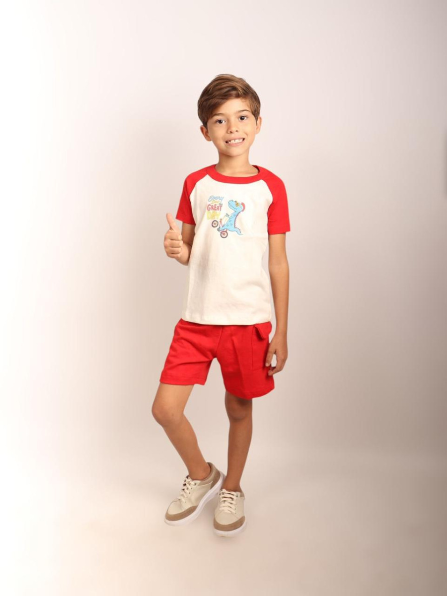 CONJUNTO JUVENIL DEIVID MANGA 2/6 ANOS