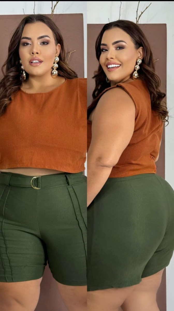 SHORT BENGALINE PLUS SIZE -420-